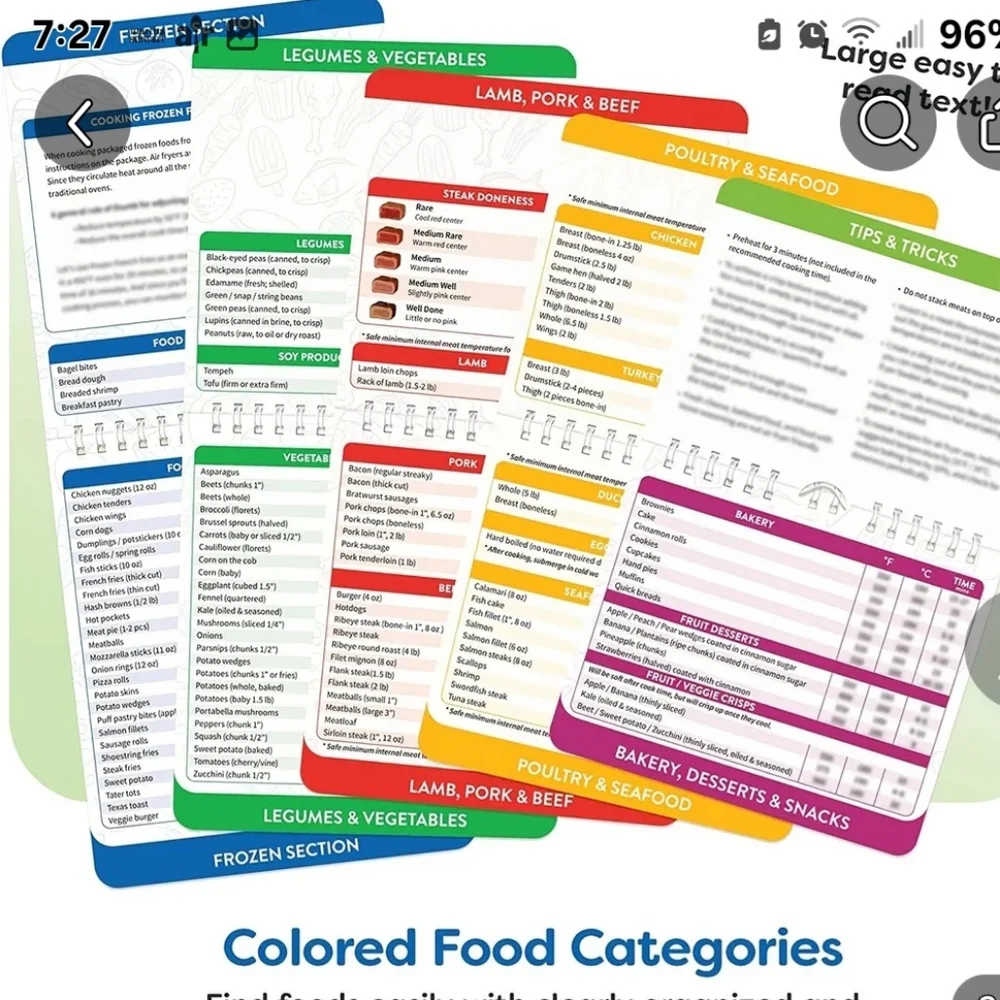 Air Fryer Cooking Guide Book - Picture 3 of 4